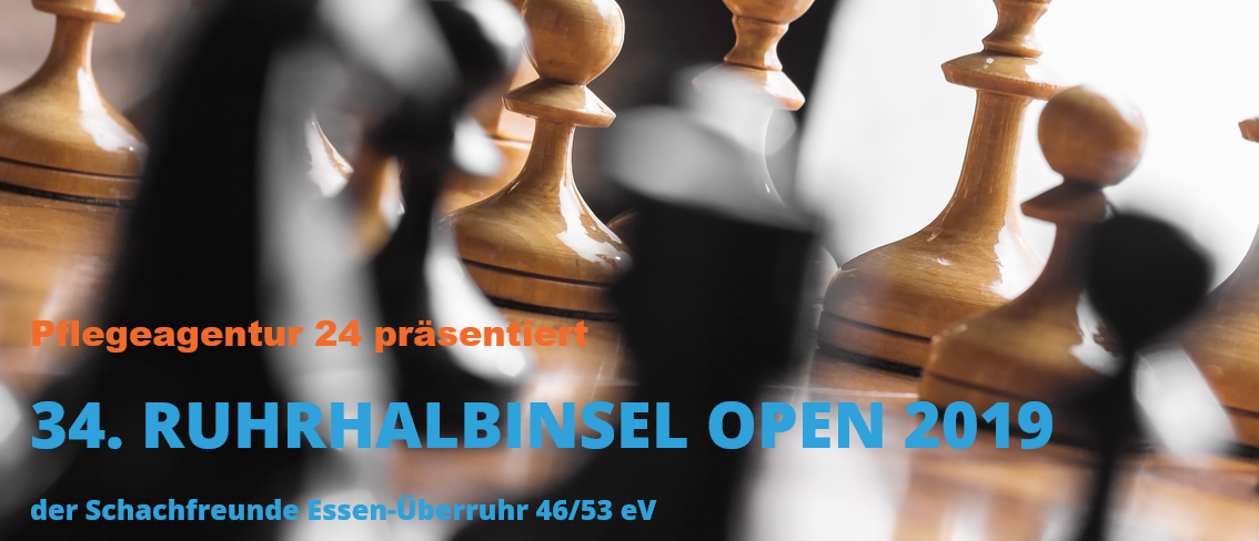 34. Ruhrhalbinsel Open 2019 | Pflegeagentur 24 präsentiert Schach